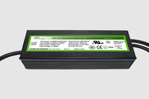 200W 小型高效 0-10V調光型 LY200W-RD系列 200W 小型高效 0-10V調光型 LY200W-RD系列